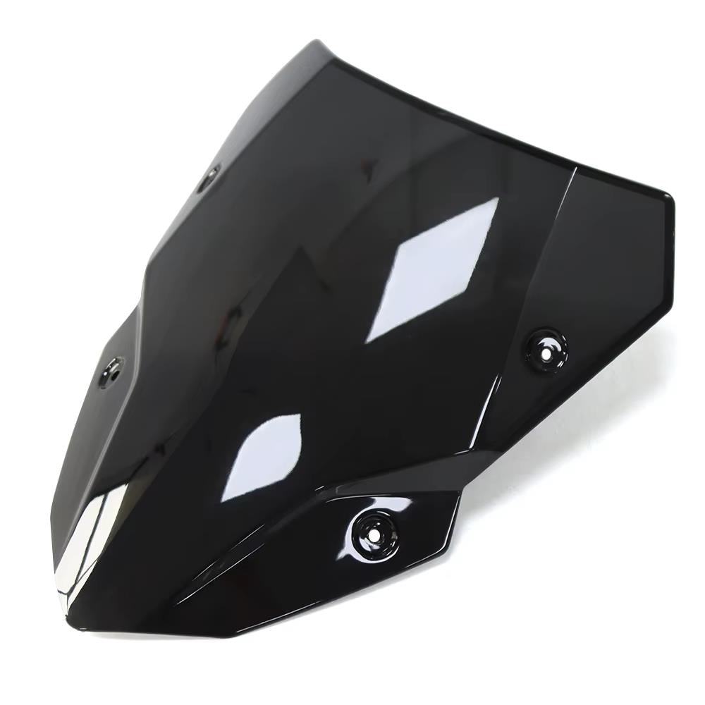 Motorcycle Black Windscreen Windshield Screen Kawasaki Z500 2024-2025
