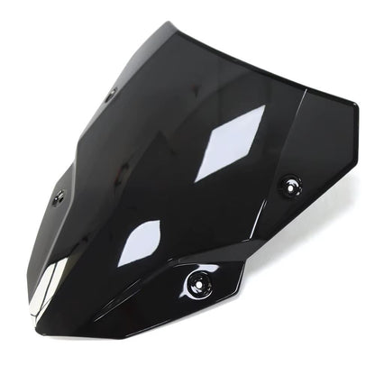 Motorcycle Black Windscreen Windshield Screen Kawasaki Z500 2024-2025