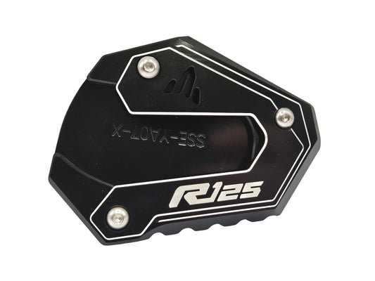 Yamaha YZF-R125 2014-2023 Kickstand Shoe Extension Pad - Black CNC