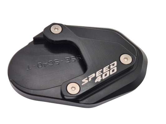 Triumph Speed 400 2023-2025 Kickstand Extension Pad Plate - Black