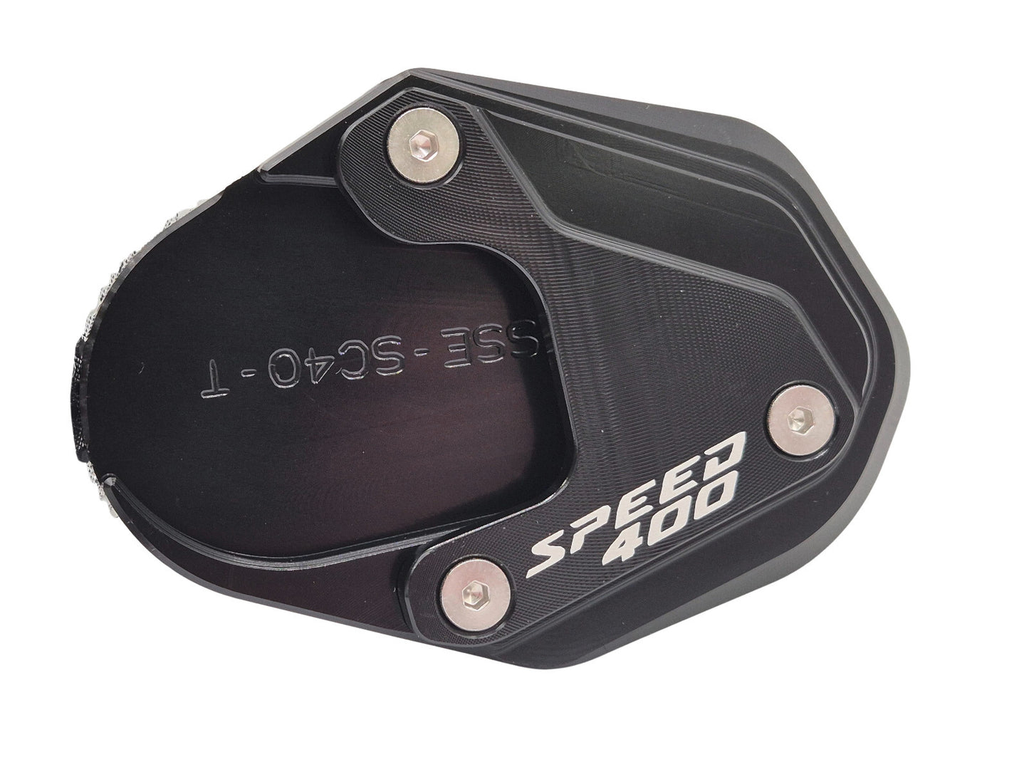 Triumph Speed 400 2023-2025 Kickstand Extension Pad Plate - Black