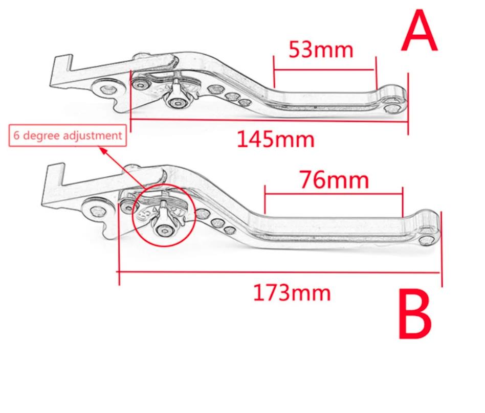 Long Blue Clutch & Brake Levers For Suzuki GSX-S1000 GSX-S1000GT 2021-2025