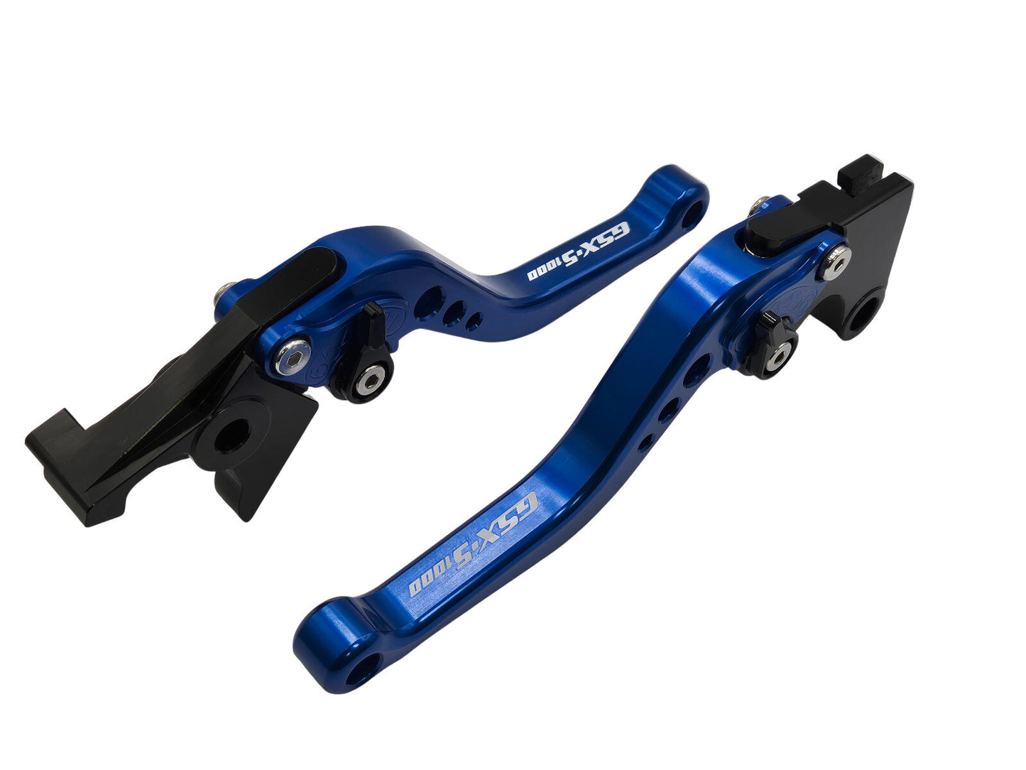 Short Blue Clutch & Brake Levers For Suzuki GSX-S1000 GSX-S1000GT 2021-2025