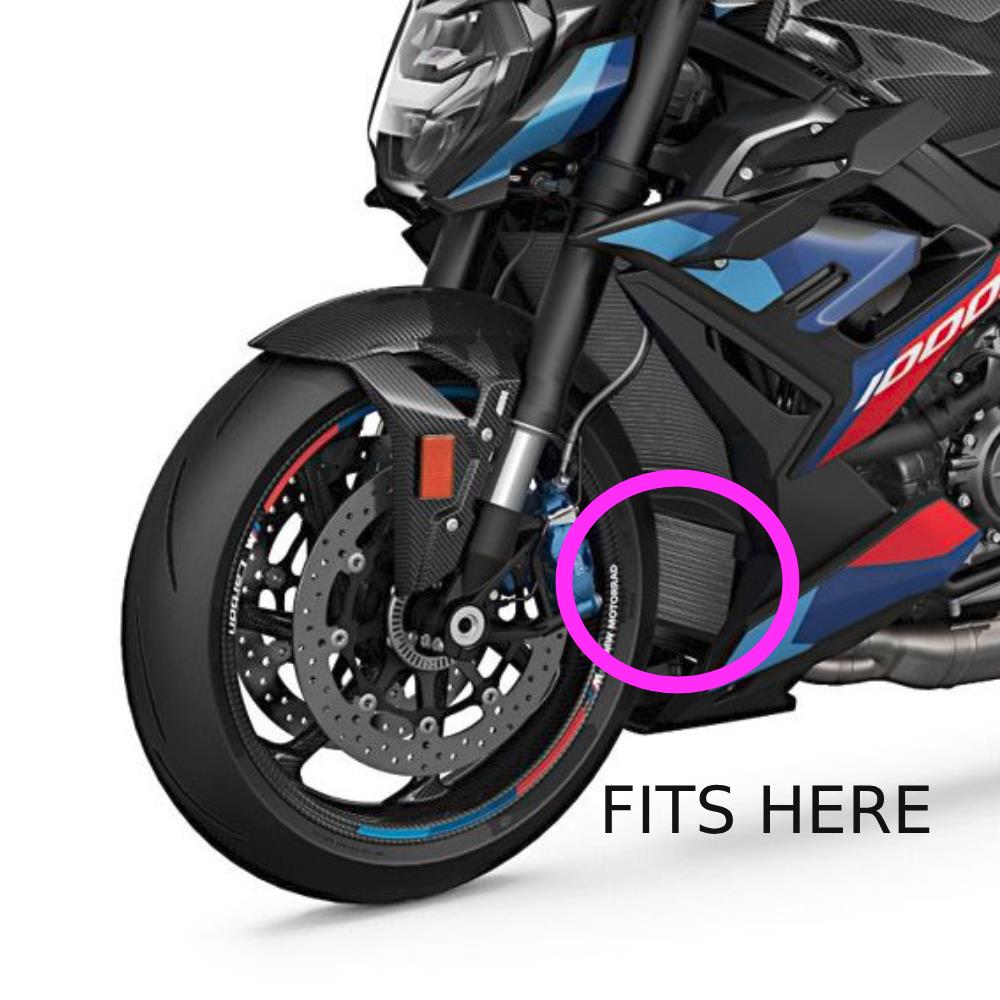 BMW S1000R / M1000R 2021-2023 Chassis Radiator Protector Cover Guard