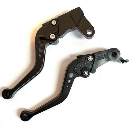 KTM 990 Duke 2024-2026 BLACK SHORT ADJUSTABLE BRAKE & CLUTCH LEVER SET