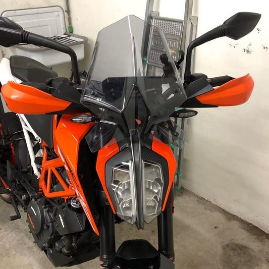 Smoked Screen Windscreen Windshield – Fit For KTM Duke 125 / 390 2017–2023