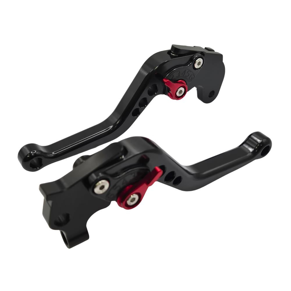 Short Black Clutch & Brake Levers For Aprilia RS 125 / Tuono 125 2023-2025