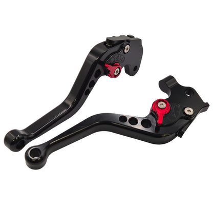 Short Black Clutch & Brake Levers For Aprilia RS 125 / Tuono 125 2023-2025