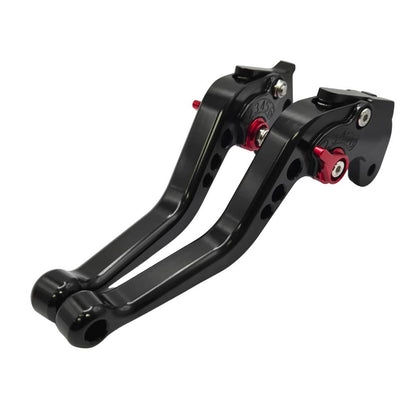 Short Black Clutch & Brake Levers For Aprilia RS 125 / Tuono 125 2023-2025