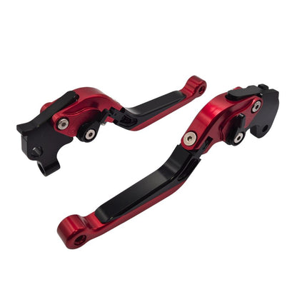 Red Black Adjustable Clutch & Brake Levers Aprilia RS 125 / Tuono 125 2023-2025