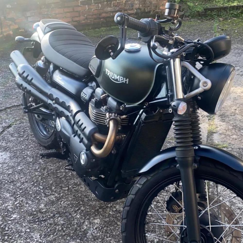 Motorcycle Handle Bar End Mirrors - Triumph Trident 660  / T100 T120 Bonneville