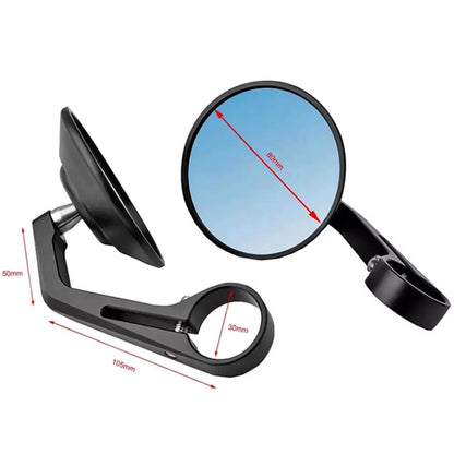 Motorcycle Handle Bar End Mirrors - Triumph Trident 660  / T100 T120 Bonneville