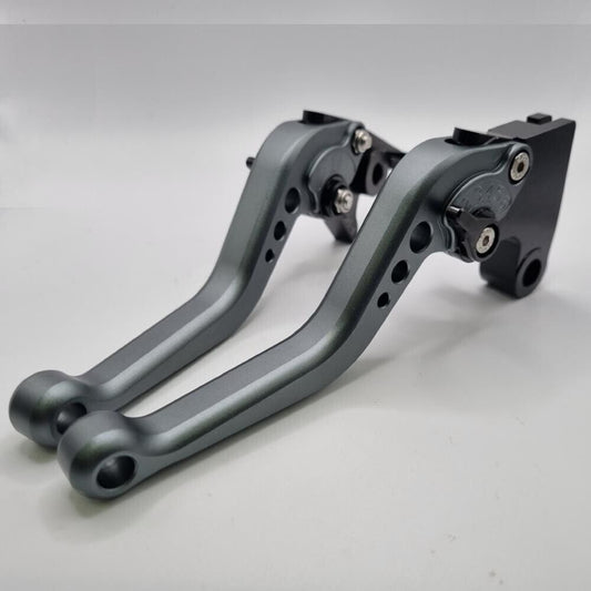 Short Titanium Clutch & Brake Levers For Triumph Speed Twin 900 2022-2024