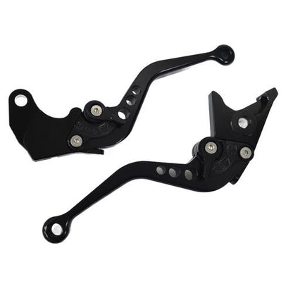 Short Black Adjustable Clutch & Brake Levers - Triumph Speed Twin 900 2022-2024