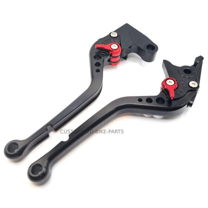 CNC Long Black Clutch & Brake Levers For Triumph Speed Twin 900 2022-2024