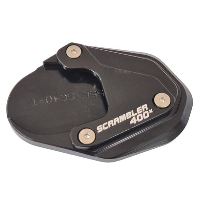 Triumph Scrambler 400X 2023-2025 Kickstand Extension Pad Plate - Black