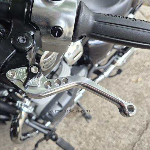 Royal Enfield 650 Interceptor 2023-2025 | Short Clutch Brake Lever Set - Silver