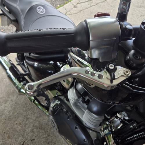 Royal Enfield 650 Interceptor 2023-2025 | Short Clutch Brake Lever Set - Silver