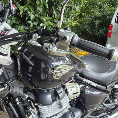 Royal Enfield 650 Interceptor 2023-2025 | Short Clutch Brake Lever Set - Silver