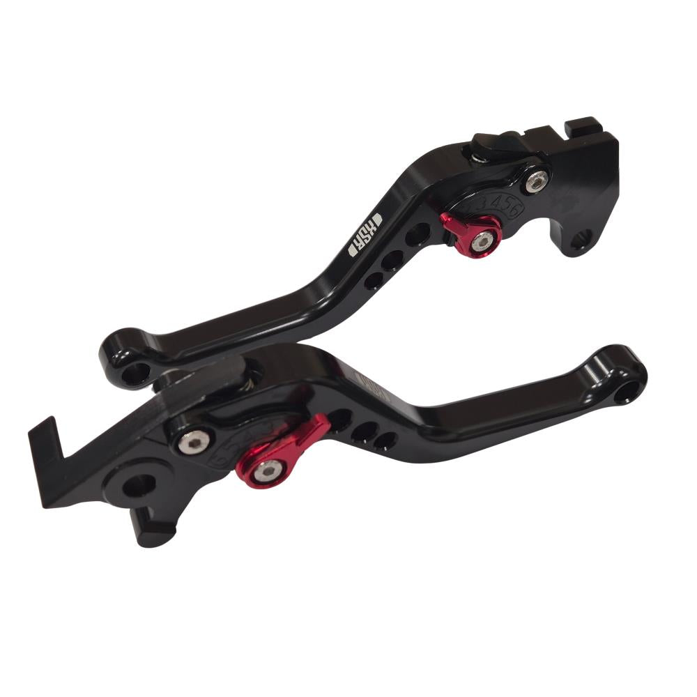 Short Black Clutch & Brake Levers Yamaha XSR 125 2021-2025