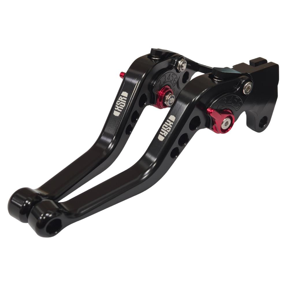 Short Black Clutch & Brake Levers Yamaha XSR 125 2021-2025
