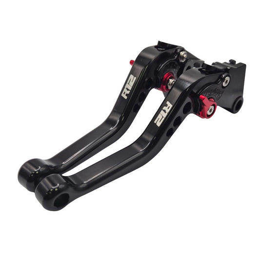 Short Black Clutch & Brake Levers For BMW R12 nineT 2024-2025