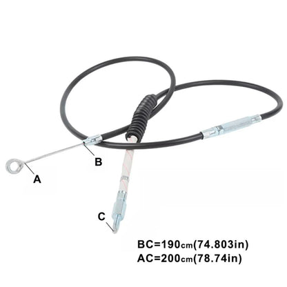 Clutch Cable 74.8" For Harley Touring Road King Glide 2008-2013