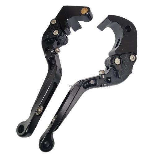 Black Adjustable Clutch Brake Levers - Honda CB1000 Hornet 2025-2026