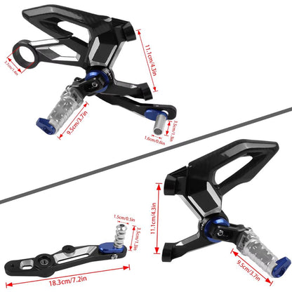 BMW S1000RR / M1000RR Rearsets Foot Pegs Pedal Heel Guard (2019–2025)