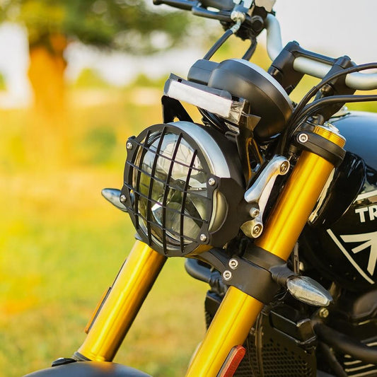 Front Headlight Guard Protector - Triumph Scrambler 400X / Speed 400 2024-2026