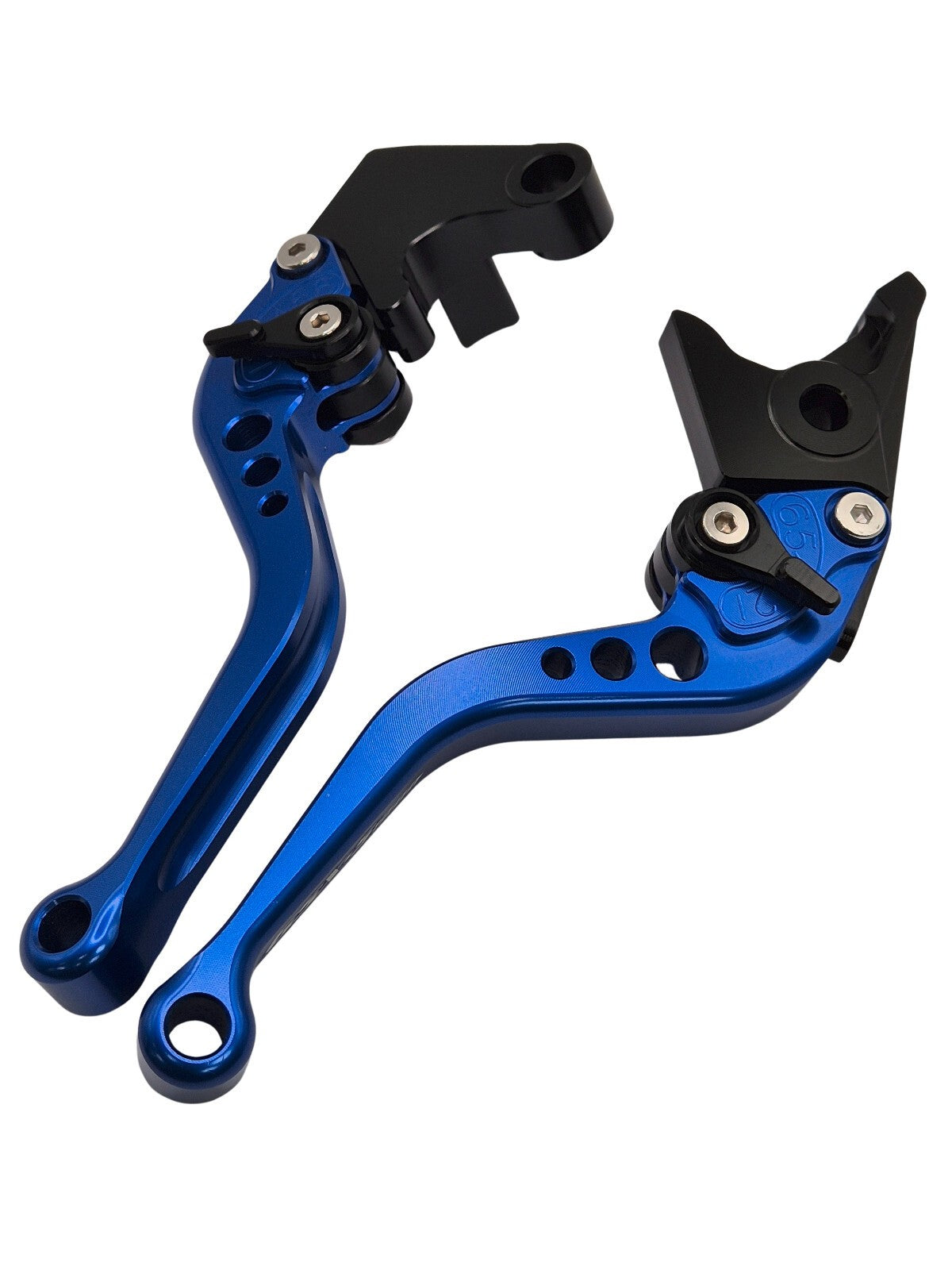 Short Blue Clutch & Brake Levers For Suzuki GSX-S1000 2022-2025