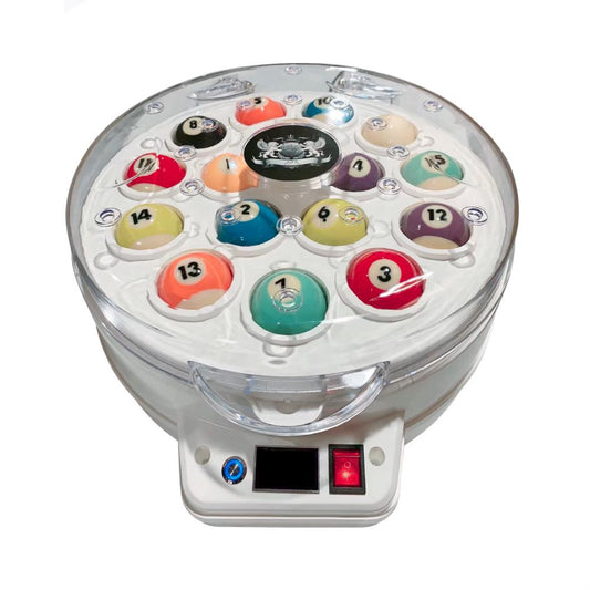 16-Ball Billiard / Pool Ball Cleaner Machine – Fits American & English Pool Ball