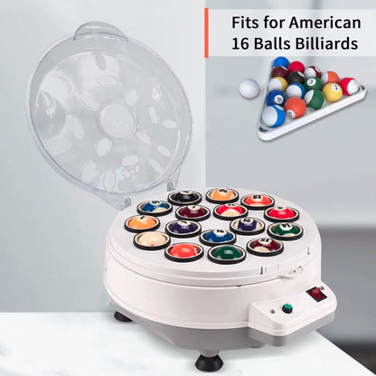16-Ball Billiard / Pool Ball Cleaner Machine – Fits American & English Pool Ball