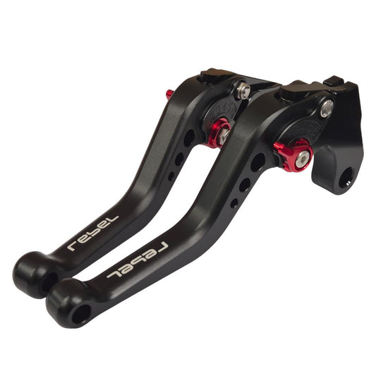 Short Black Clutch & Brake Levers For Honda CMX1100 Rebel / Touring 2021-2025