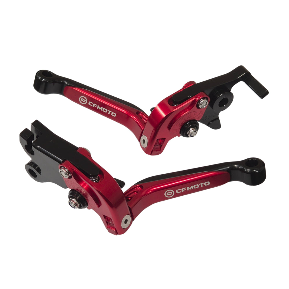 Red / Black Clutch & Brake Lever For CFMOTO 450SR 450SS 450SRS 2022-2026