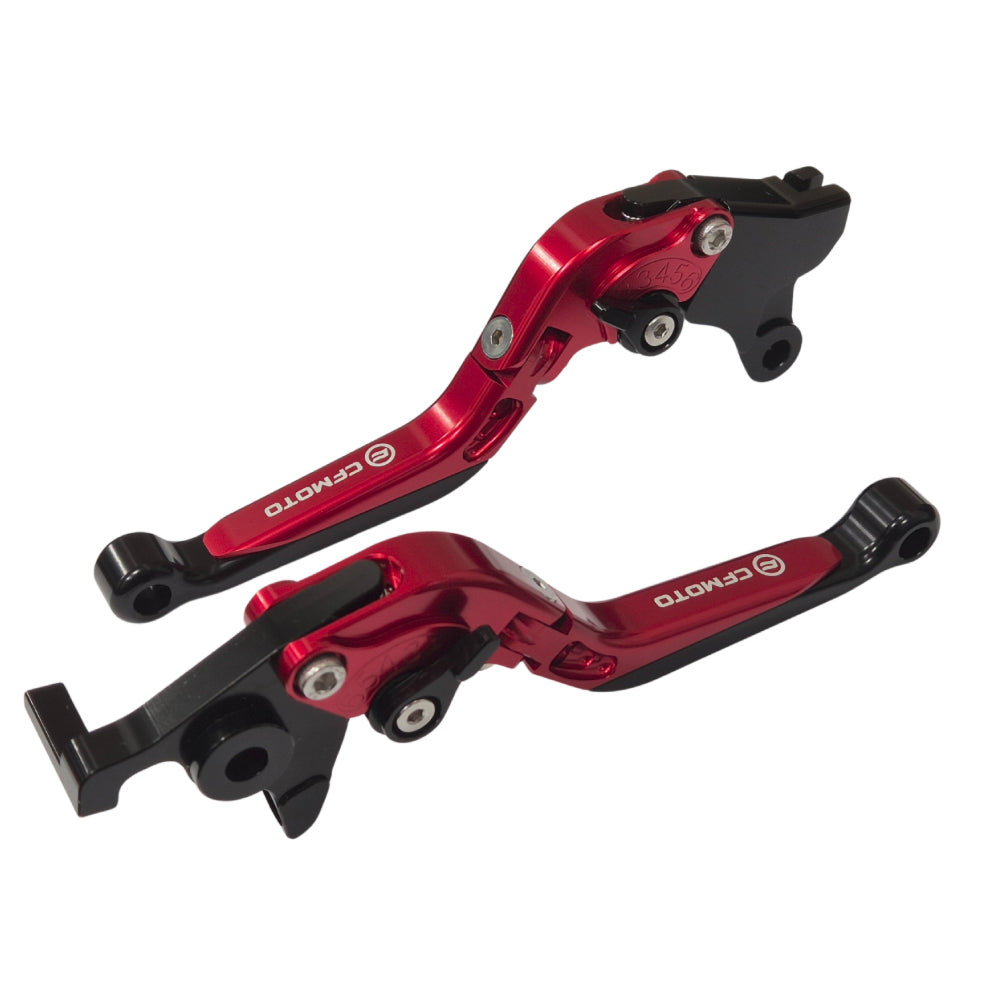 Red / Black Clutch & Brake Lever For CFMOTO 450SR 450SS 450SRS 2022-2026