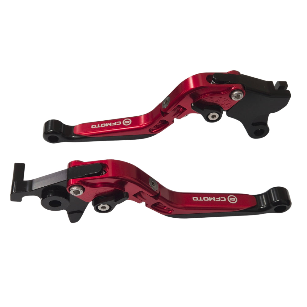 Red / Black Clutch & Brake Lever For CFMOTO 450SR 450SS 450SRS 2022-2026