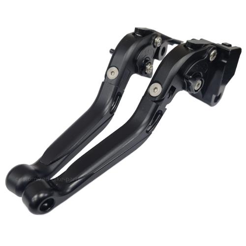 Extendable Black Clutch & Brake Levers For Kawasaki ZX-4RR 2024-2026