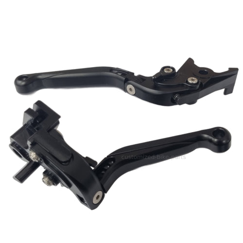 Extendable Black Clutch & Brake Levers For Kawasaki ZX-4RR 2024-2026