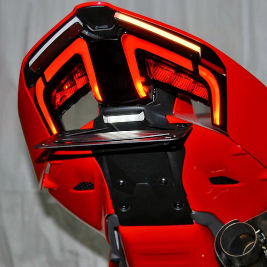 Motorcycle Tail Tidy Mount License Plate LED - Ducati Panigale V4 / V2 2025-2026