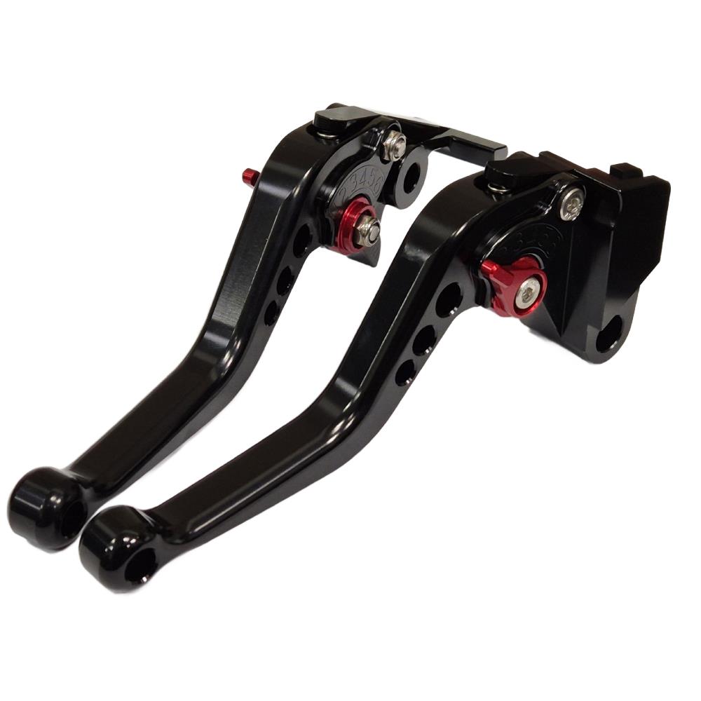 Short Black Clutch & Brake Levers For Kawasaki Z900 2025-2026