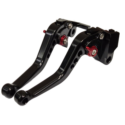 Short Black Clutch & Brake Levers For Kawasaki Z900 2025-2026