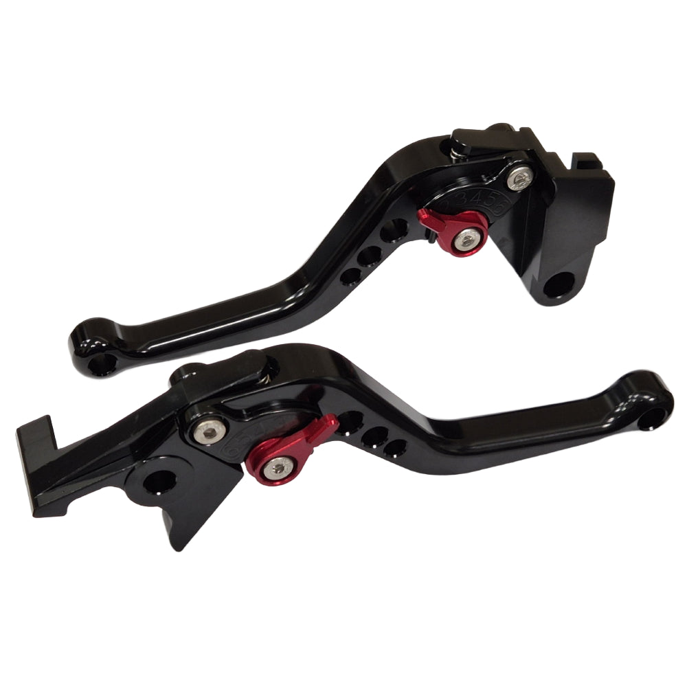 Short Black Clutch & Brake Levers For Kawasaki Z900 2025-2026