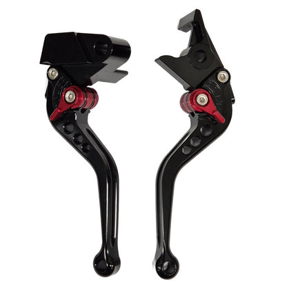 Short Black Clutch & Brake Levers For Kawasaki Z900 2025-2026