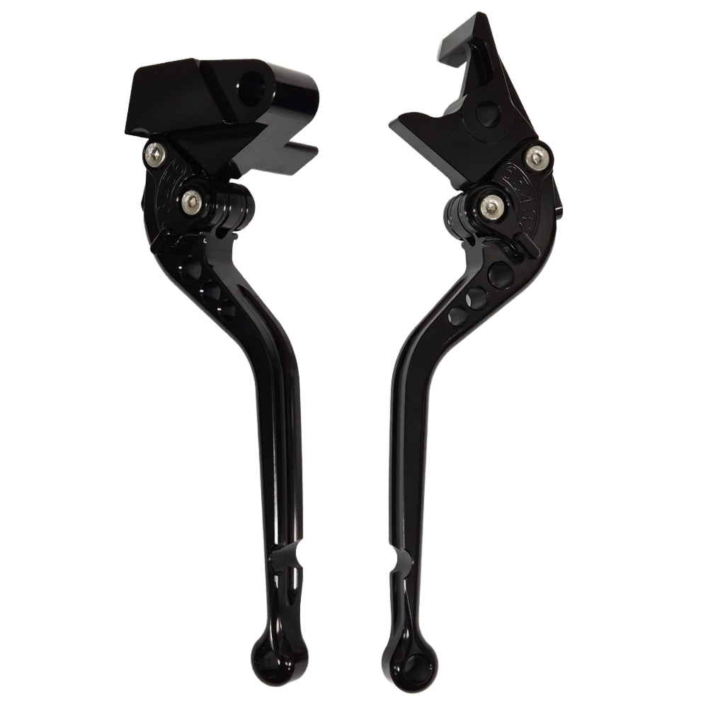 Long Black Clutch & Brake Levers For Kawasaki Z900 2025-2026