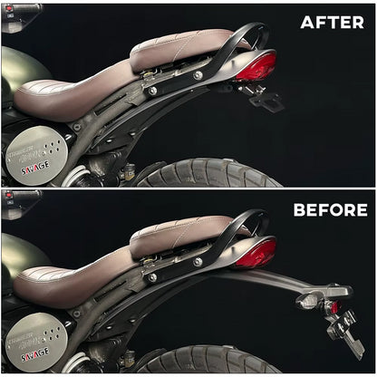 Plug & Play Tail Tidy License Plate Triumph Scrambler 400x / Speed 2024-2025