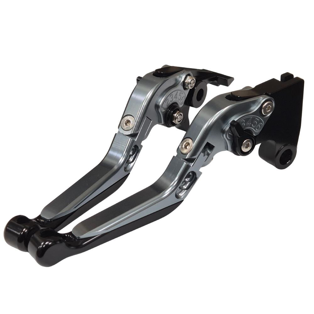 Titanium Black Adjustable Clutch & Brake Levers - Triumph Trident 660 + More