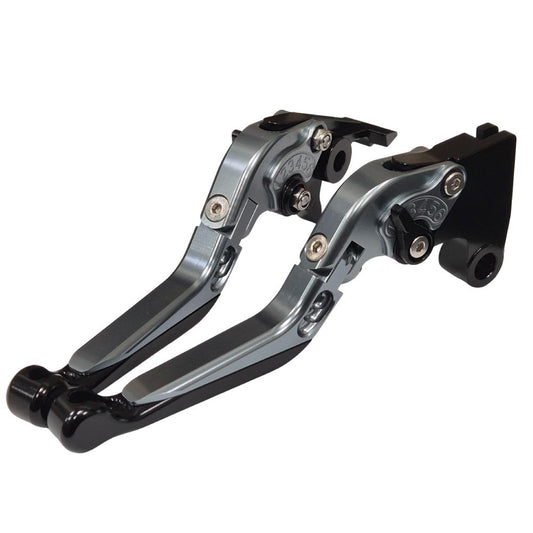 Titanium Black Adjustable Clutch & Brake Levers - Triumph Trident 660 + More