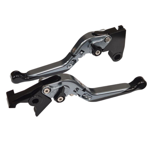 Black / Black Adjustable Clutch & Brake Levers Triumph Street Twin 900 2016-2019