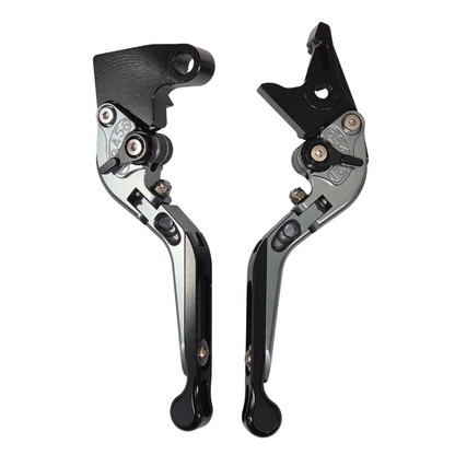 Black / Black Adjustable Clutch & Brake Levers Triumph Street Twin 900 2016-2019